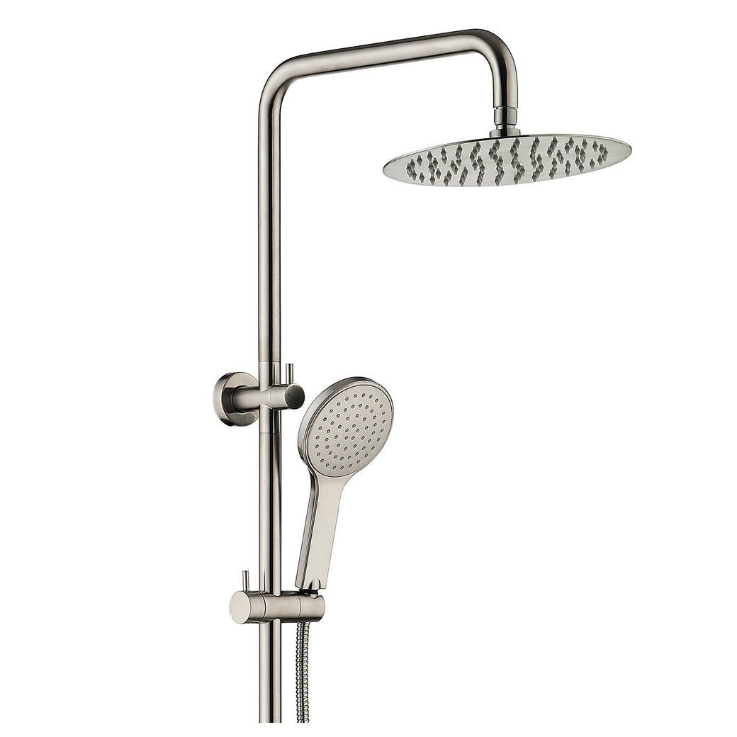 Kaya Twin Shower, Brushed Nickel