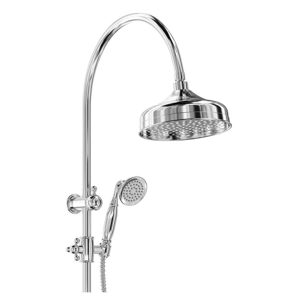 Lillian Twin Shower, Chrome