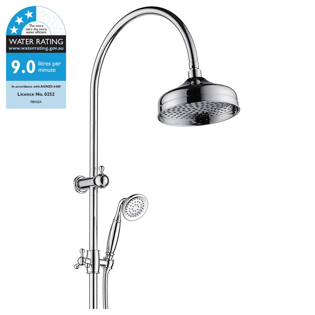 Lillian Twin Shower, Chrome