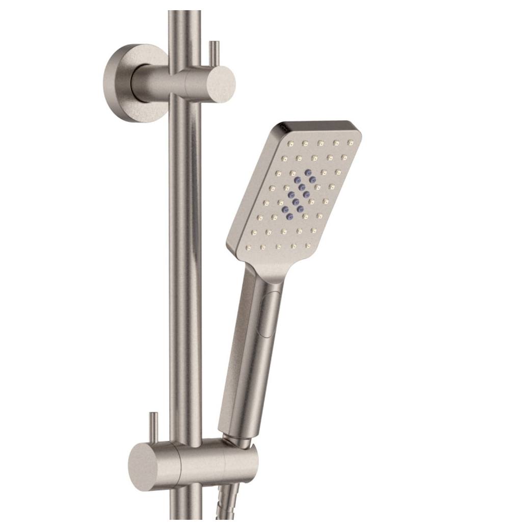 Tono Twin Shower, Brushed Nickel