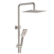 Tono Twin Shower, Brushed Nickel