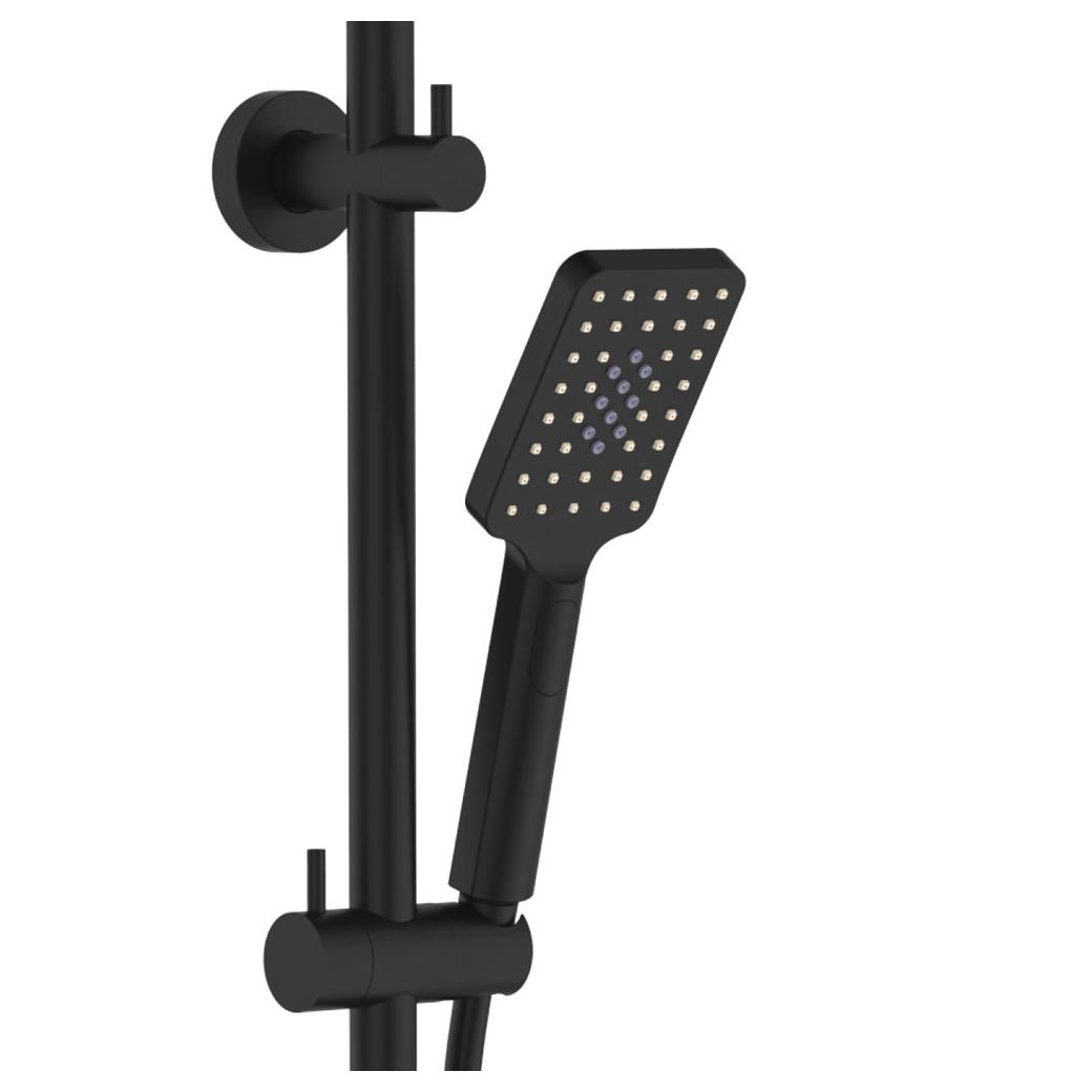 Tono Twin Shower, Matte Black