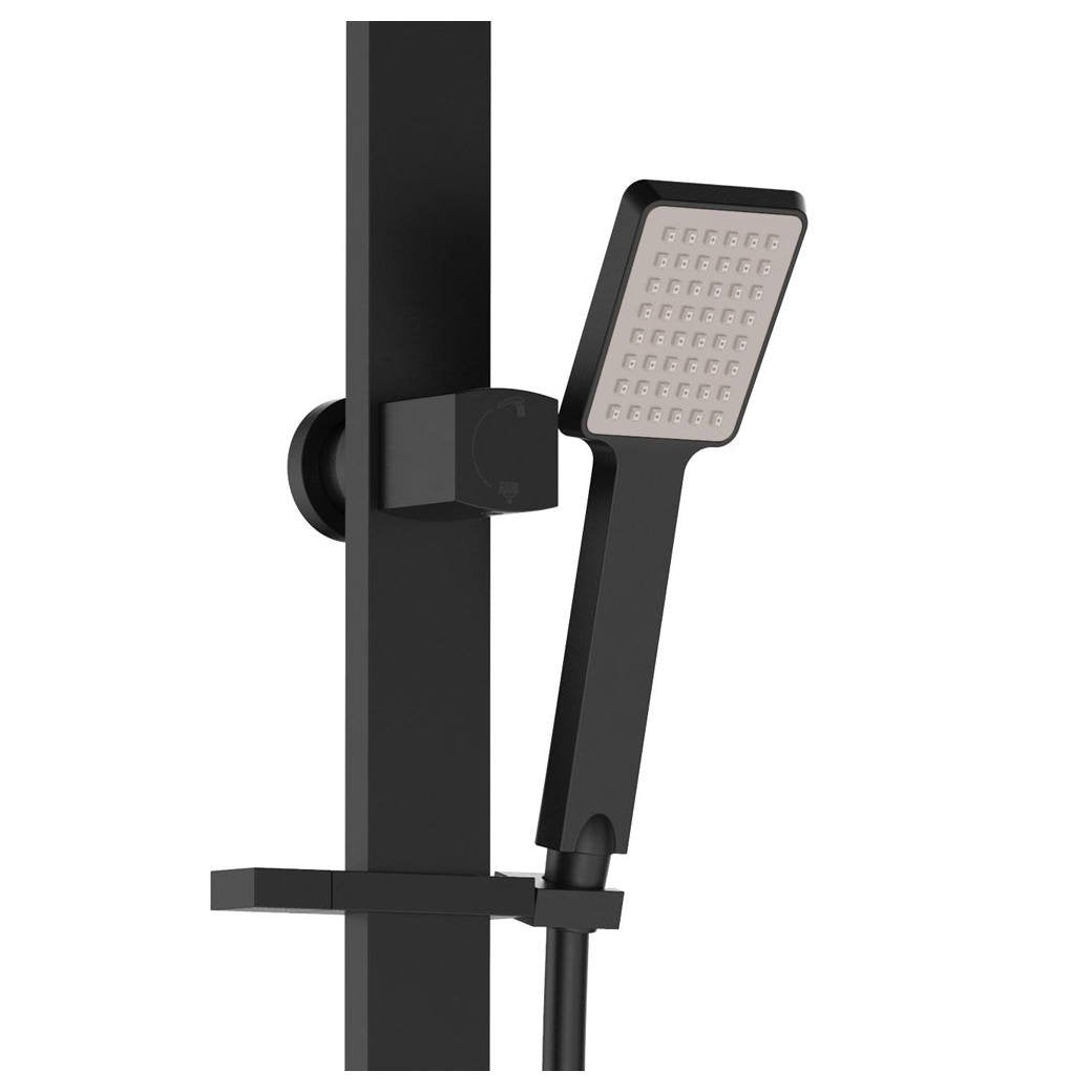 Koko Deluxe Twin Shower, Matte Black