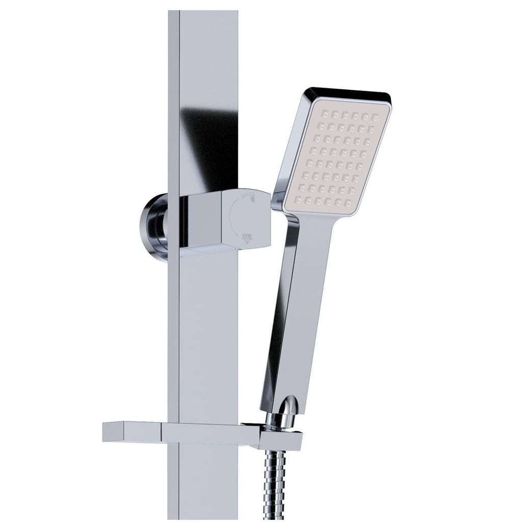 Koko Deluxe Twin Shower, Chrome