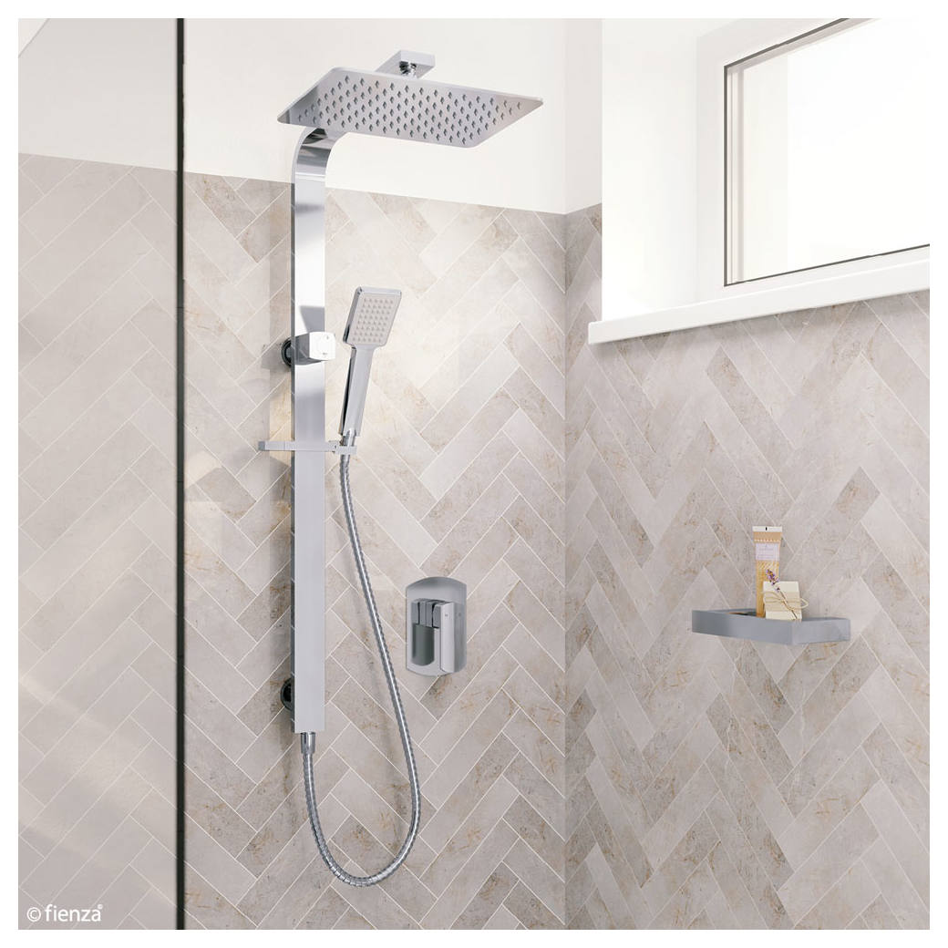 Koko Deluxe Twin Shower, Chrome
