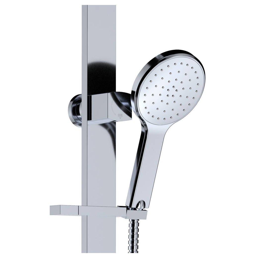 Lincoln Deluxe Twin Shower, Chrome