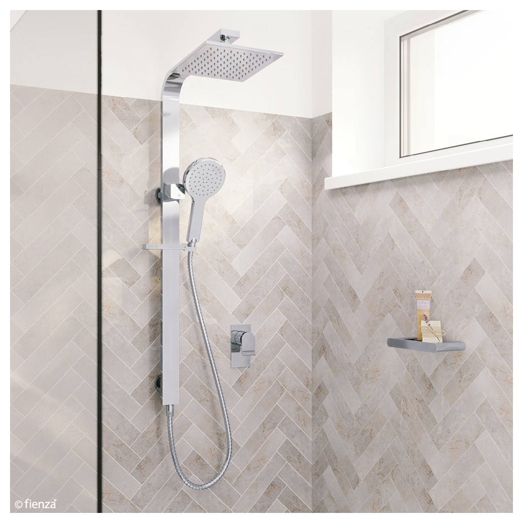 Lincoln Deluxe Twin Shower, Chrome