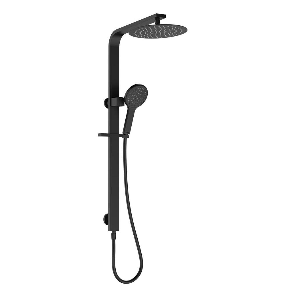 Kaya Deluxe Twin Shower, Matte Black