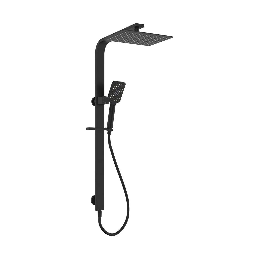 Tono Deluxe Twin Shower, Matte Black