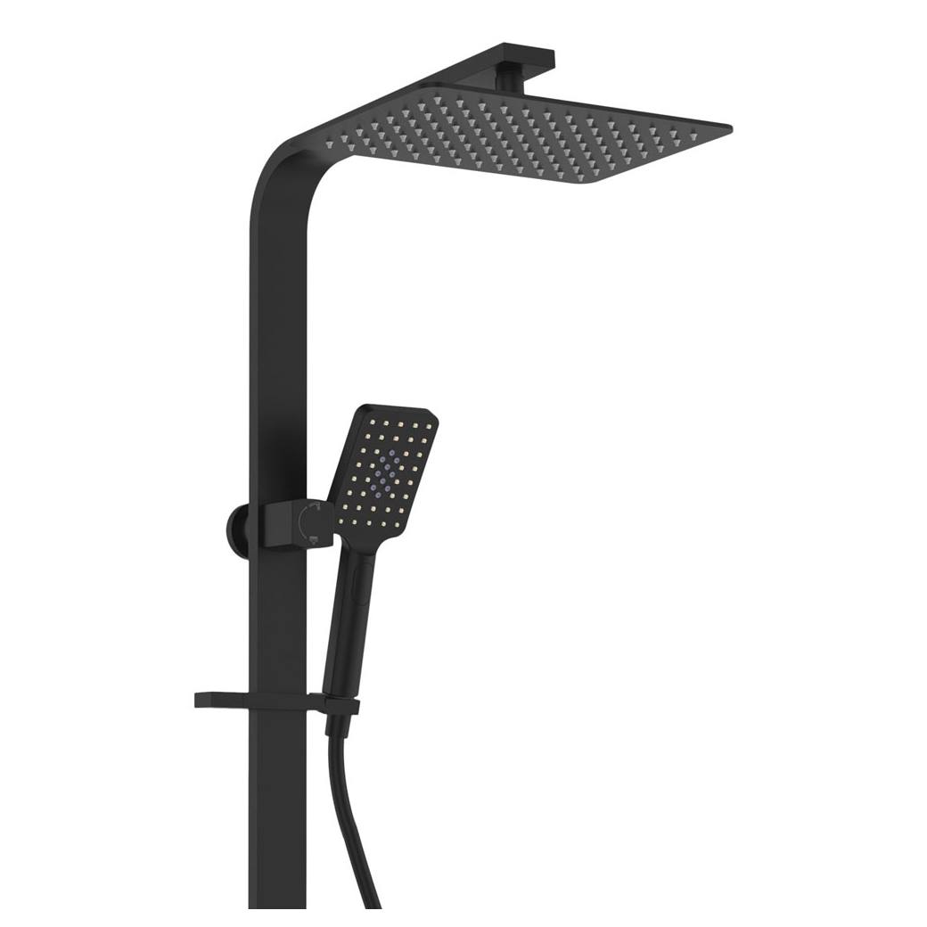 Tono Deluxe Twin Shower, Matte Black