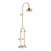 Lillian Exposed Rail Shower & Bath Set, Urban Brass