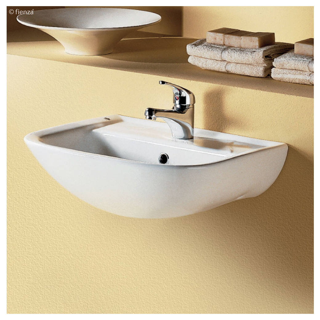 RAK Lara Wall Basin, 1TH, Gloss White