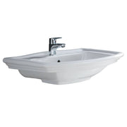 RAK Washington Wall Basin, 3TH, Gloss White