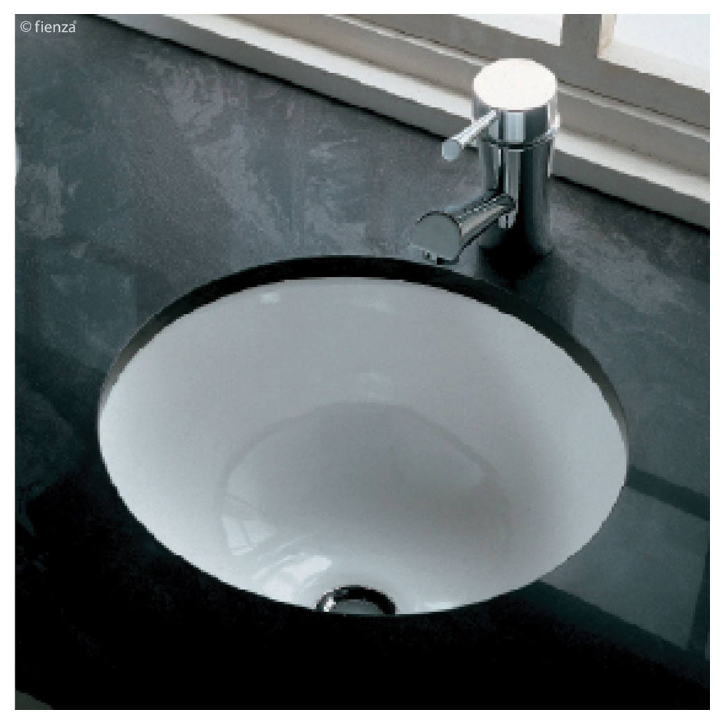 RAK Emma Fully-Inset/Undermounted Basin, Gloss White
