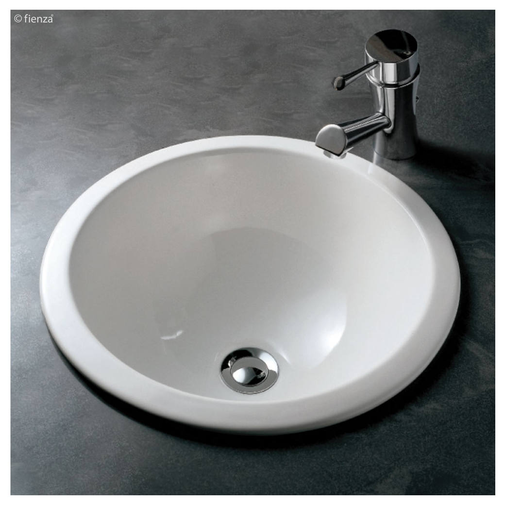 RAK Emma Fully-Inset/Undermounted Basin, Gloss White