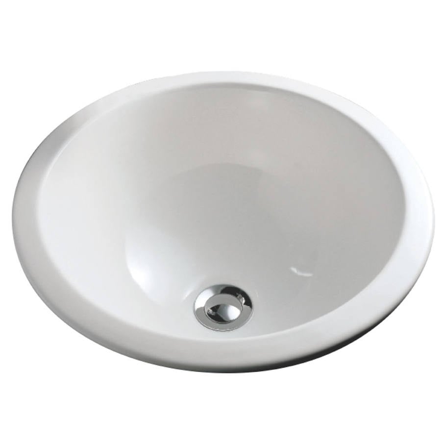 RAK Emma Fully-Inset/Undermounted Basin, Gloss White