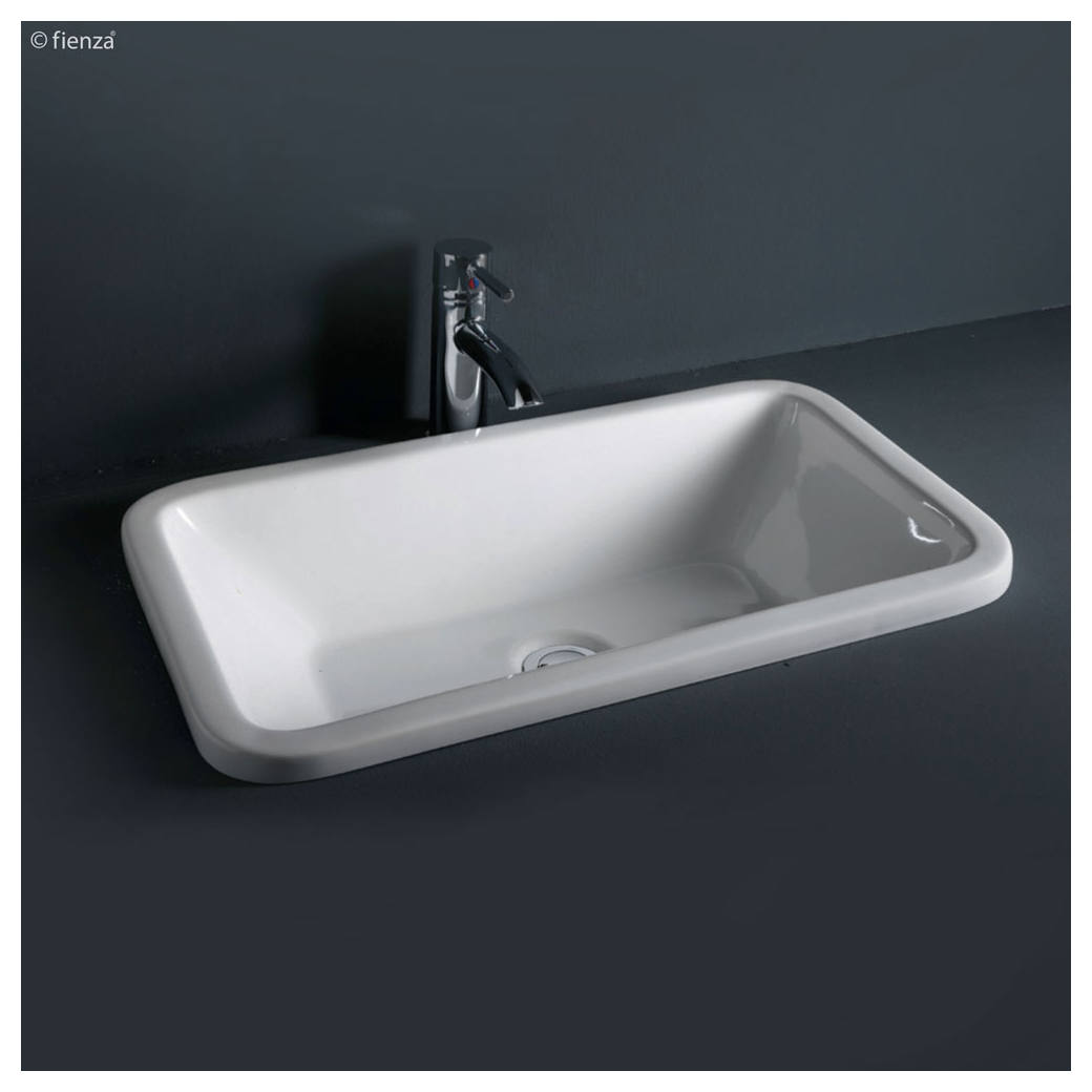 RAK Chamelion Fully-Inset Basin, Gloss White