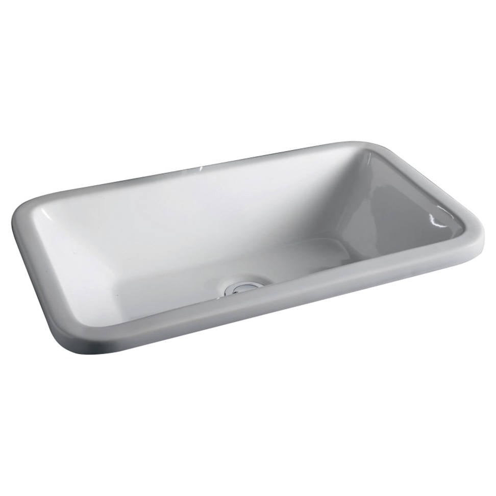 RAK Chamelion Fully-Inset Basin, Gloss White