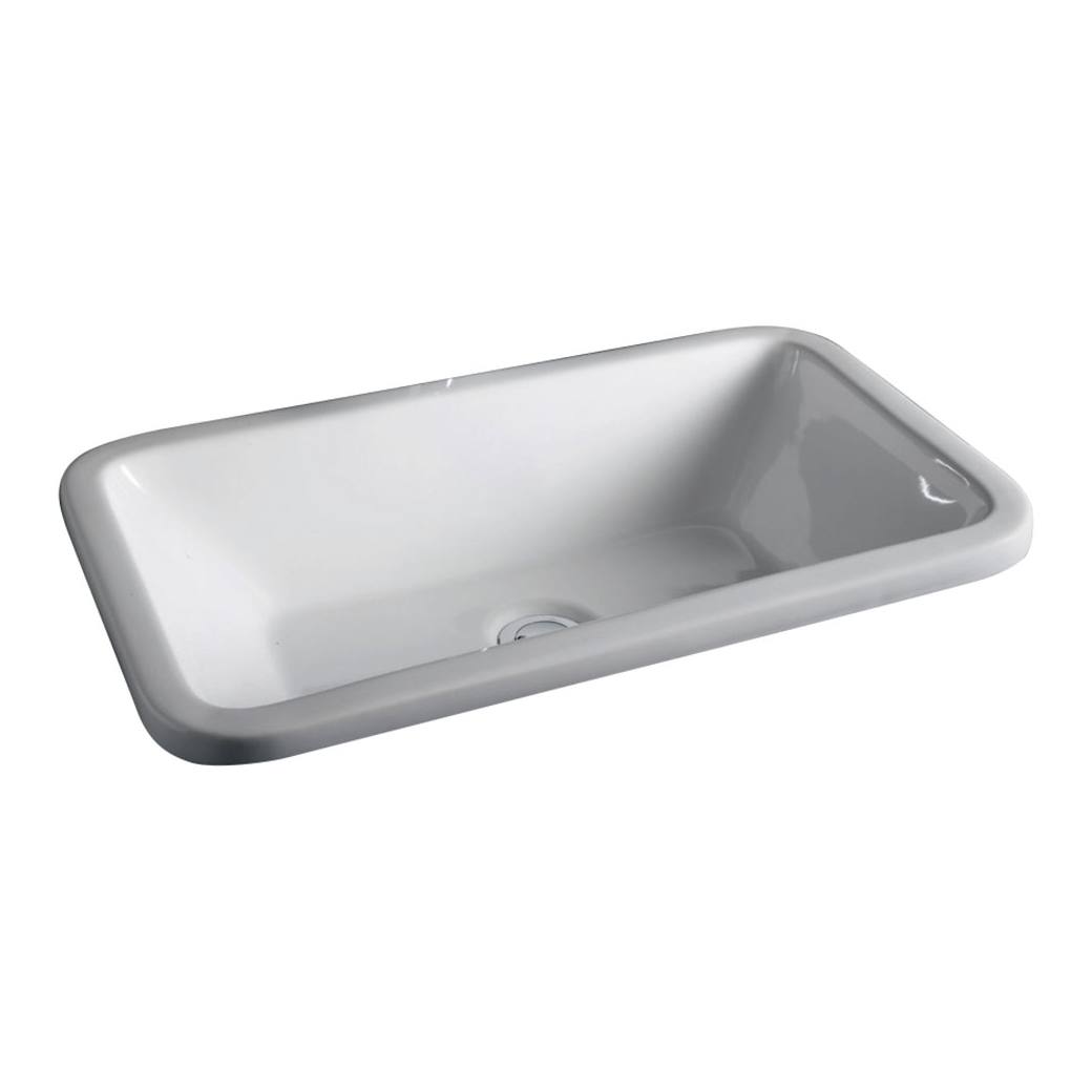 RAK Chamelion Fully-Inset Basin, Gloss White