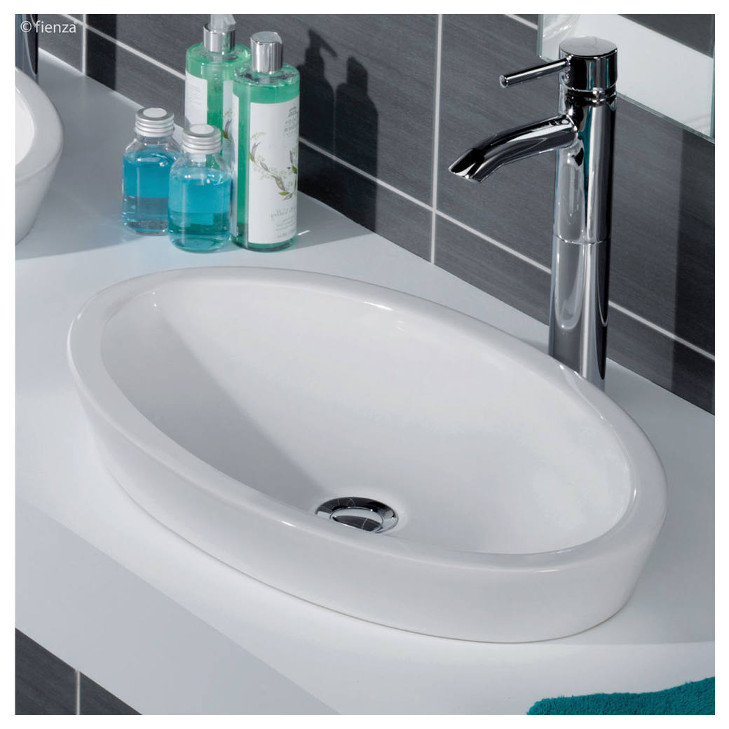RAK Resort Semi-Inset Basin, Gloss White