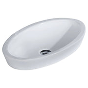 RAK Resort Semi-Inset Basin, Gloss White