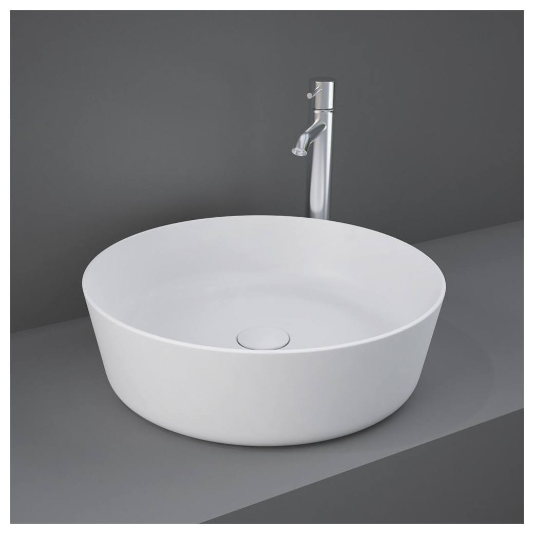 RAK Feeling Round Above Counter Basin, Alpine White