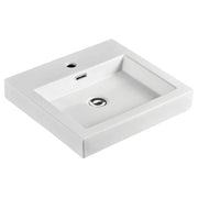Como Above Counter Basin, Gloss White