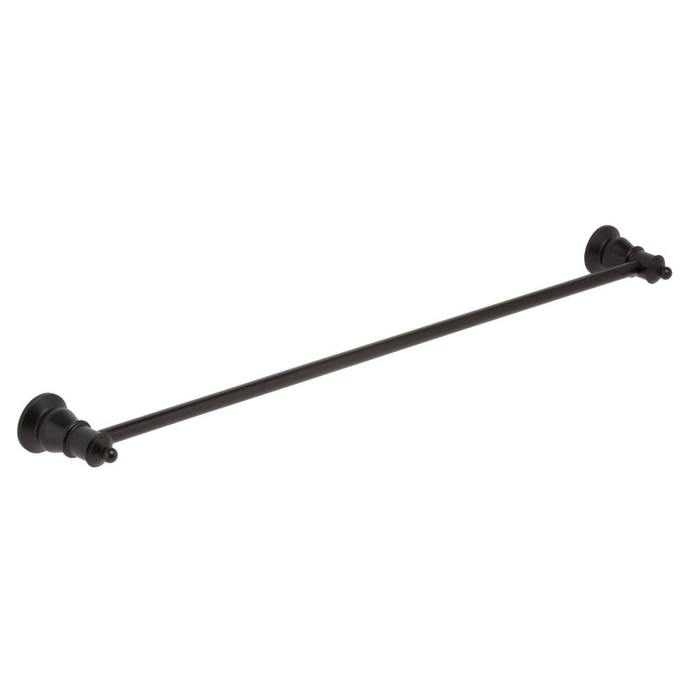 Lillian Single Towel Rail Matte Black
