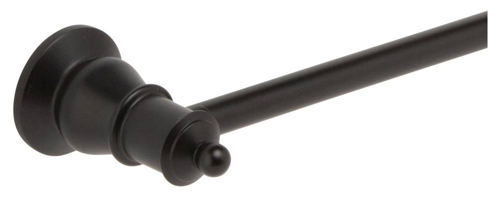 Lillian Single Towel Rail Matte Black