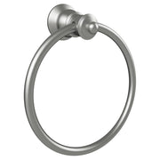 Lillian Towel Ring, Brushed Nickel