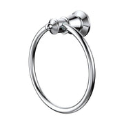 Lillian Towel Ring, Chrome