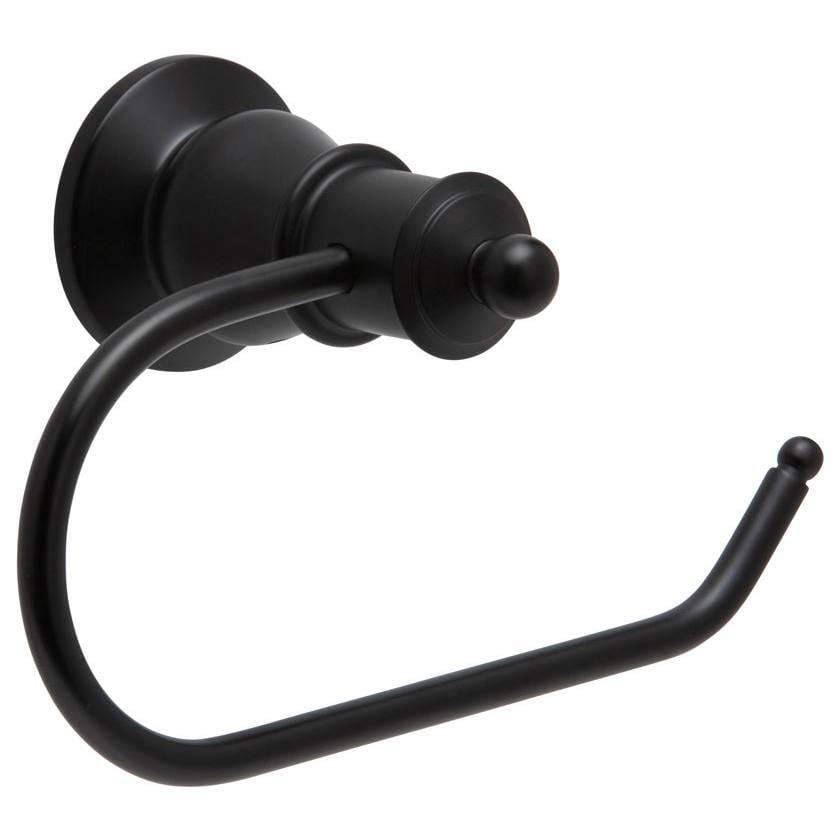Lillian Toilet Roll Holder, Matte Black