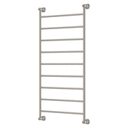 Lillian 600x1200mm Heated Towel Rail, Brushed Nickel