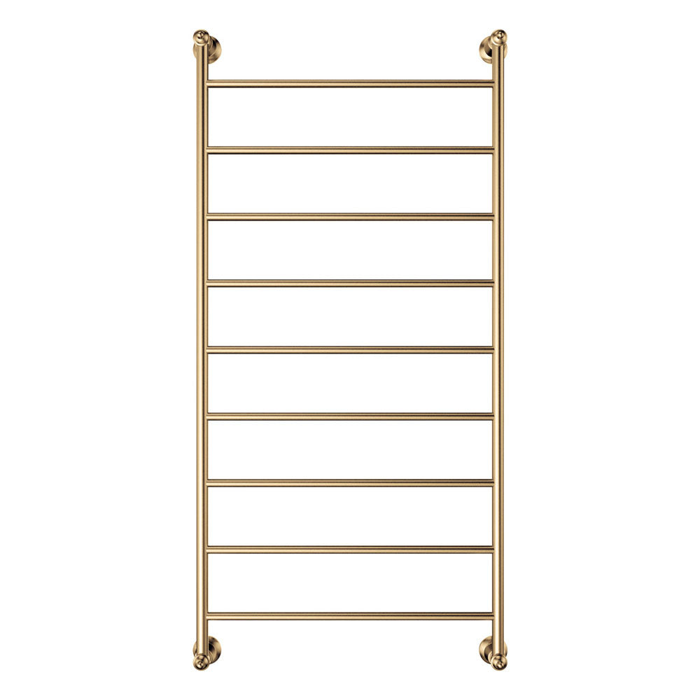 Lillian 600x1200mm Heated Towel Rail, Urban Brass