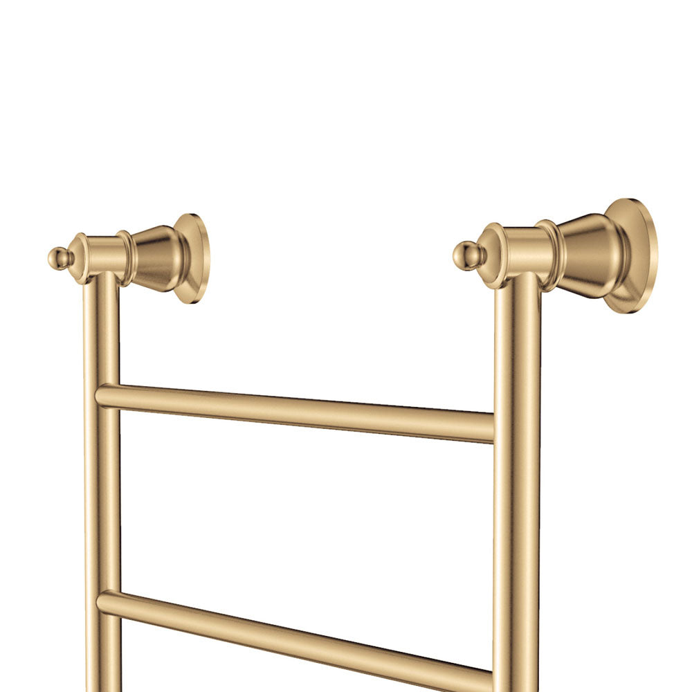Lillian 600x1200mm Heated Towel Rail, Urban Brass