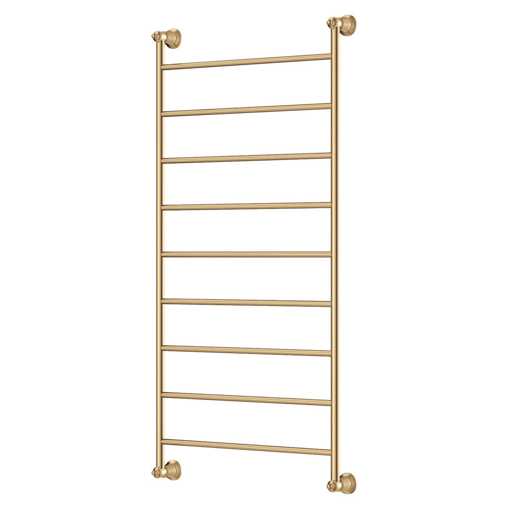 Lillian 600x1200mm Heated Towel Rail, Urban Brass