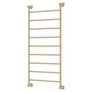 Lillian 600x1200mm Heated Towel Rail, Urban Brass
