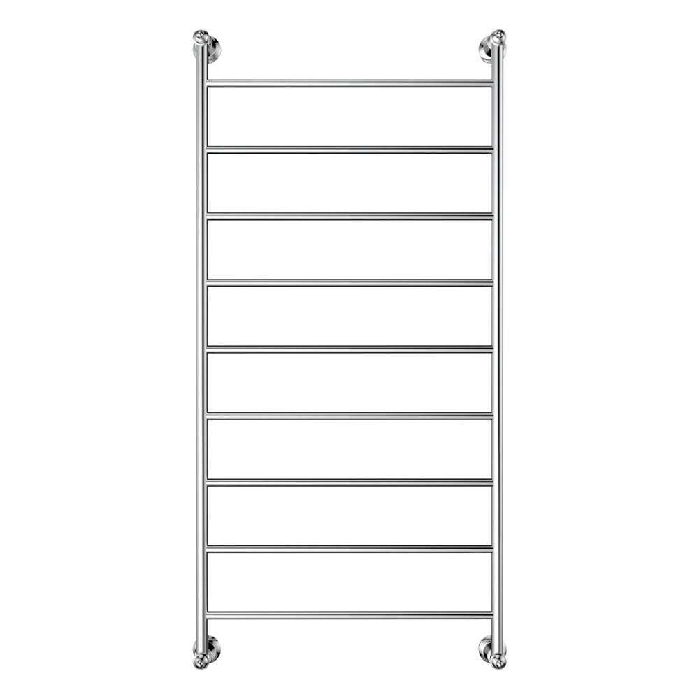 Lillian 600x1200mm Heated Towel Rail, Chrome
