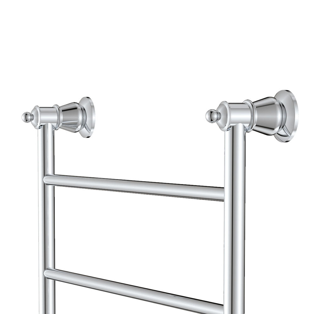 Lillian 600x1200mm Heated Towel Rail, Chrome
