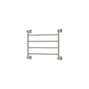Lillian 600x450mm Heated Towel Rail, Brushed Nickel