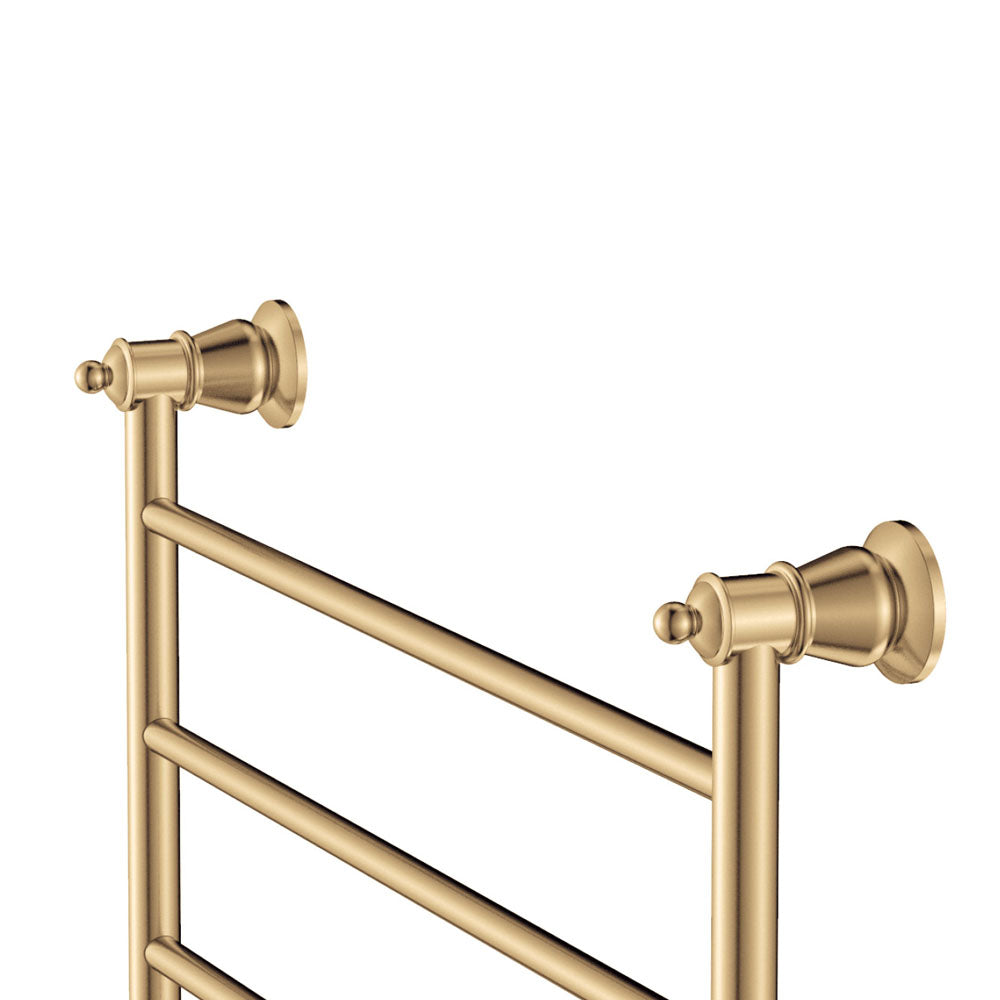 Lillian 600x450mm Heated Towel Rail, Urban Brass