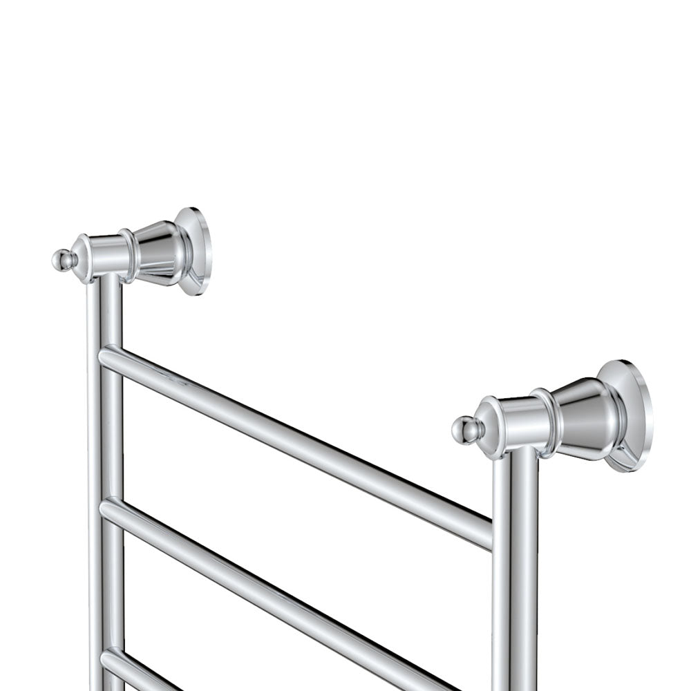 Lillian 600x450mm Heated Towel Rail, Chrome