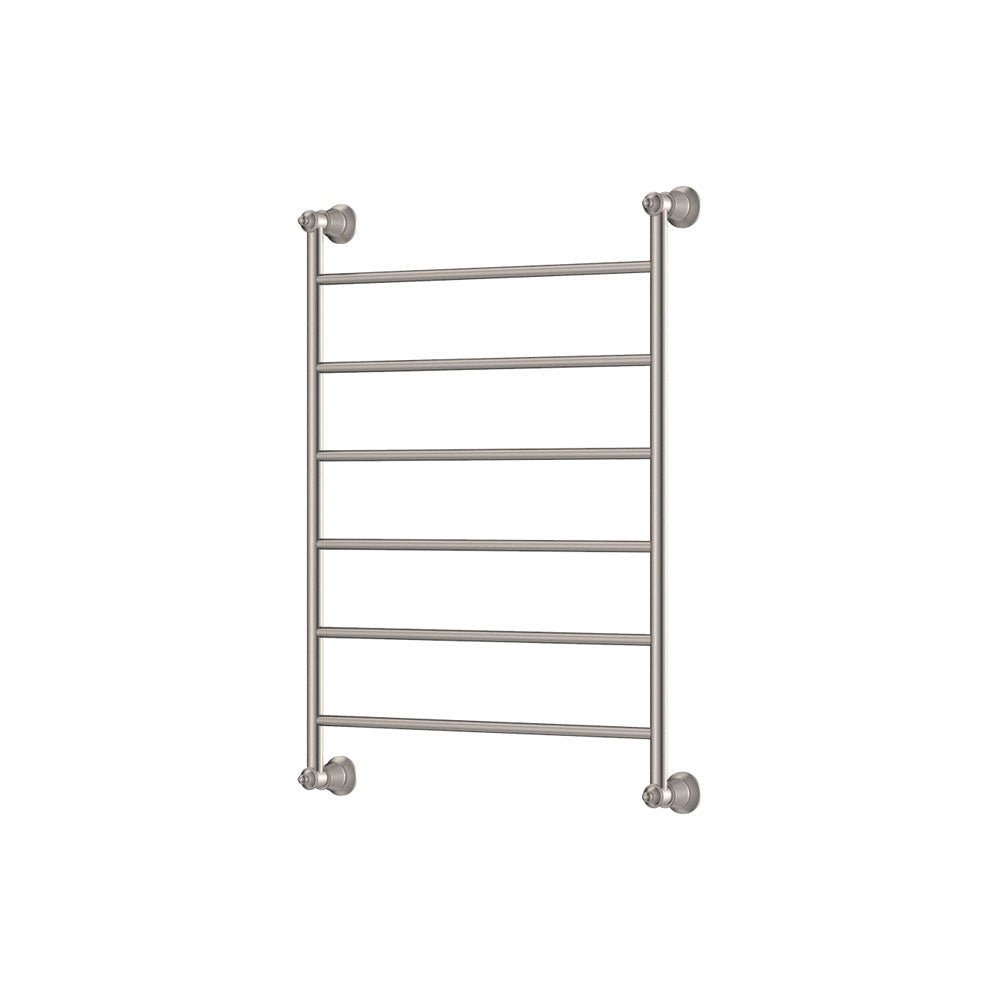 Lillian 600x800mm Heated Towel Rail, Brushed Nickel