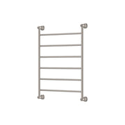 Lillian 600x800mm Heated Towel Rail, Brushed Nickel