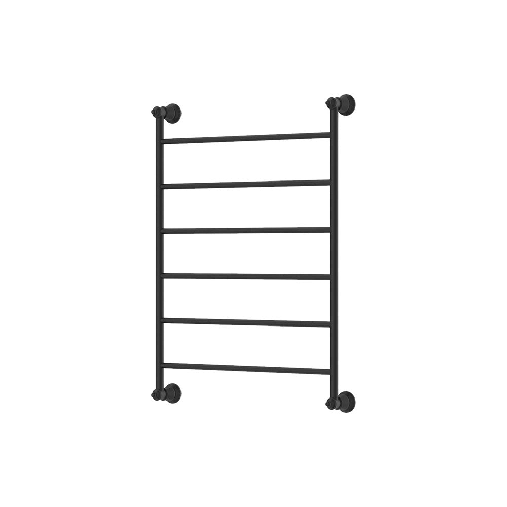 Lillian 600x800mm Heated Towel Rail, Matte Black