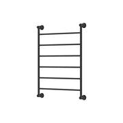 Lillian 600x800mm Heated Towel Rail, Matte Black
