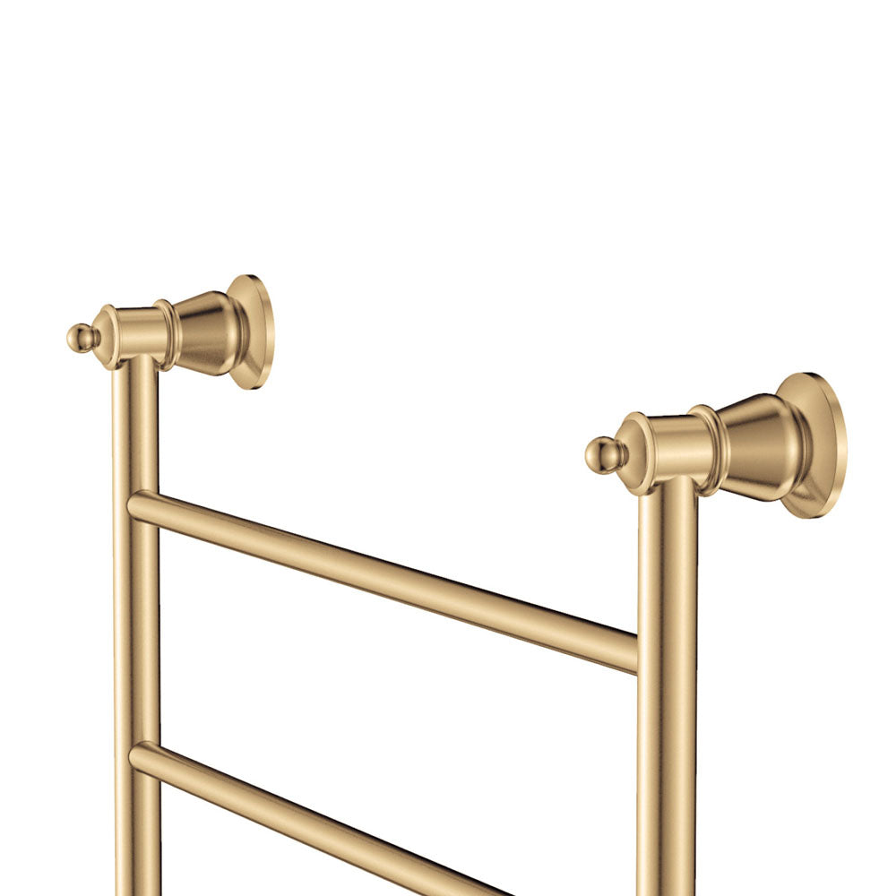 Lillian 600x800mm Heated Towel Rail, Urban Brass