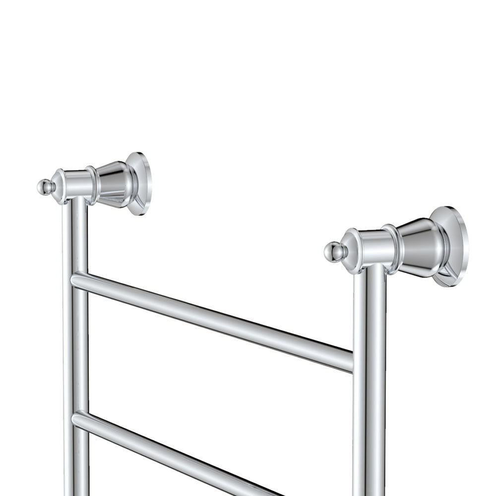 Lillian 600x800mm Heated Towel Rail, Chrome