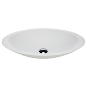 Bahama Solid Surface Above Counter Basin, Matte White