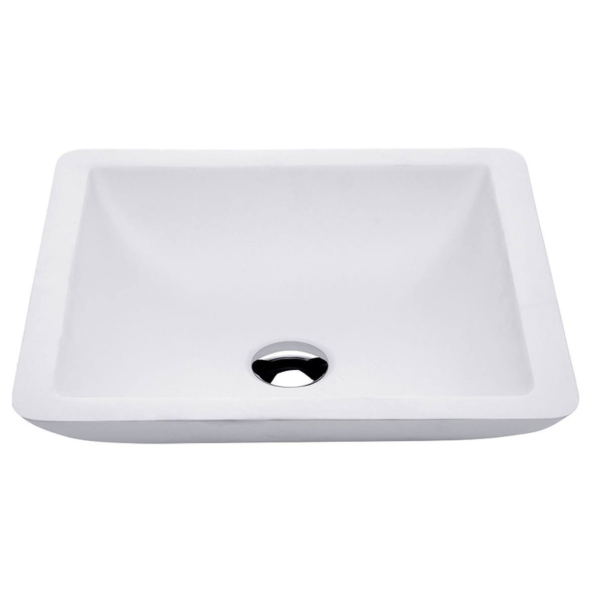 Classique 420 Solid Surface Above Counter Basin, Matte White